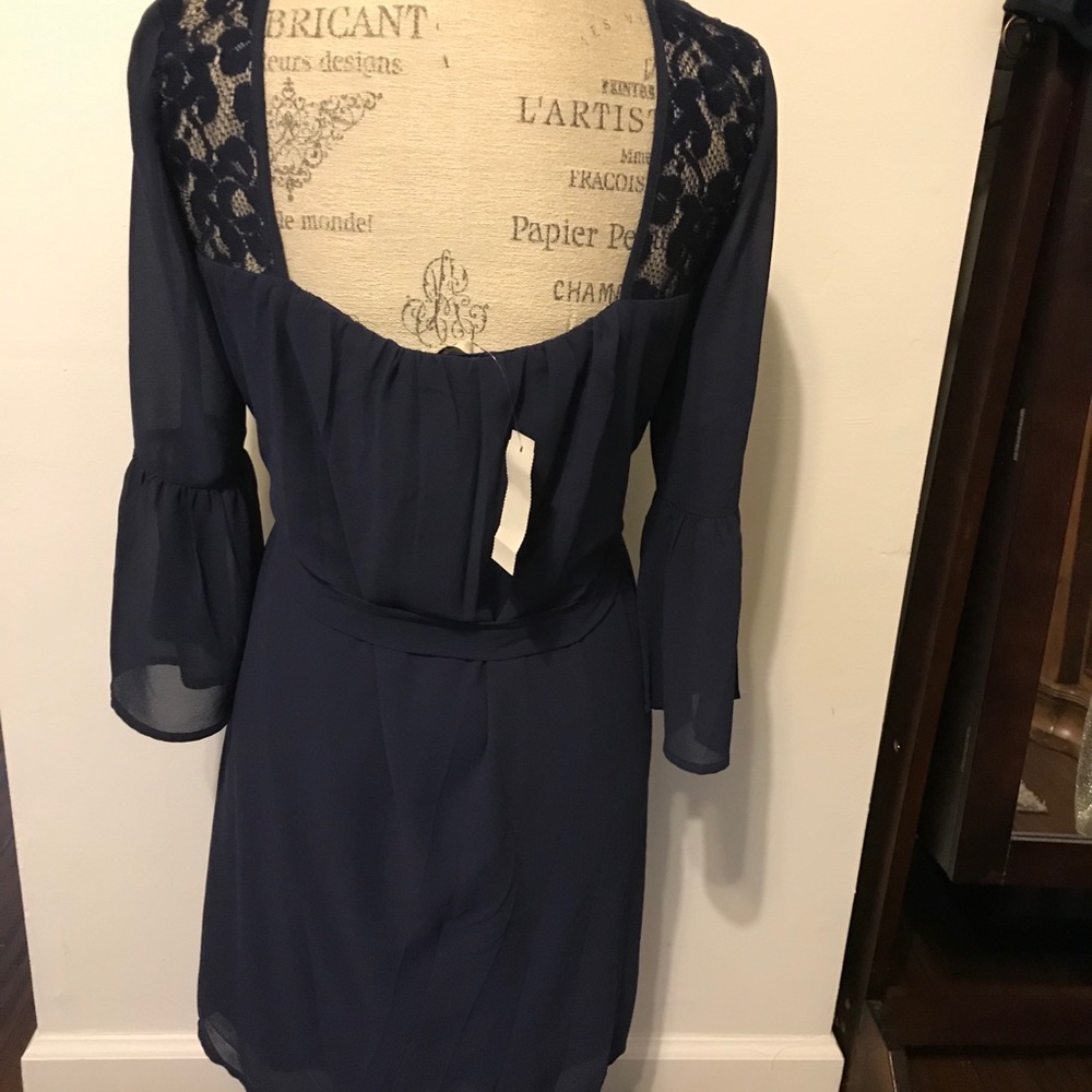 Navy dress NWT. Ya Los Angeles